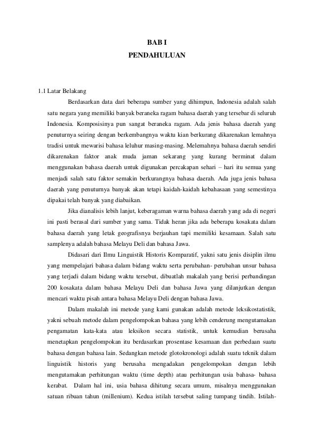 linguistik historis komparatif
